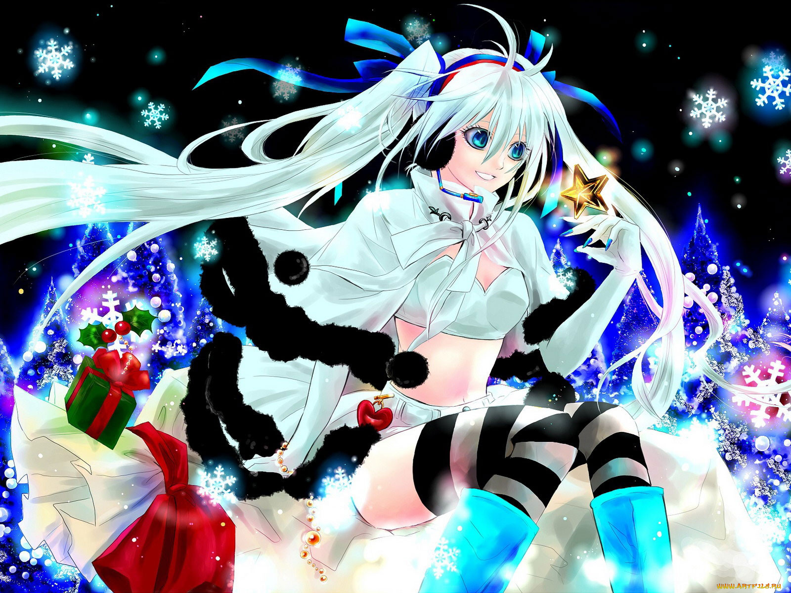 vocaloid, , merry, chrismas, winter